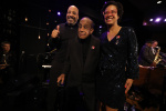 Lou Donaldson with grandson Daniel Tutt-granddaughter Tracy Webster at 97th birthday celebration-Dizzys NYC 2023-Chris Drukker Photography.jpg